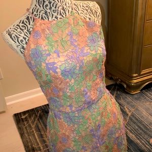 Derby Dress- Beautiful floral stitch dress